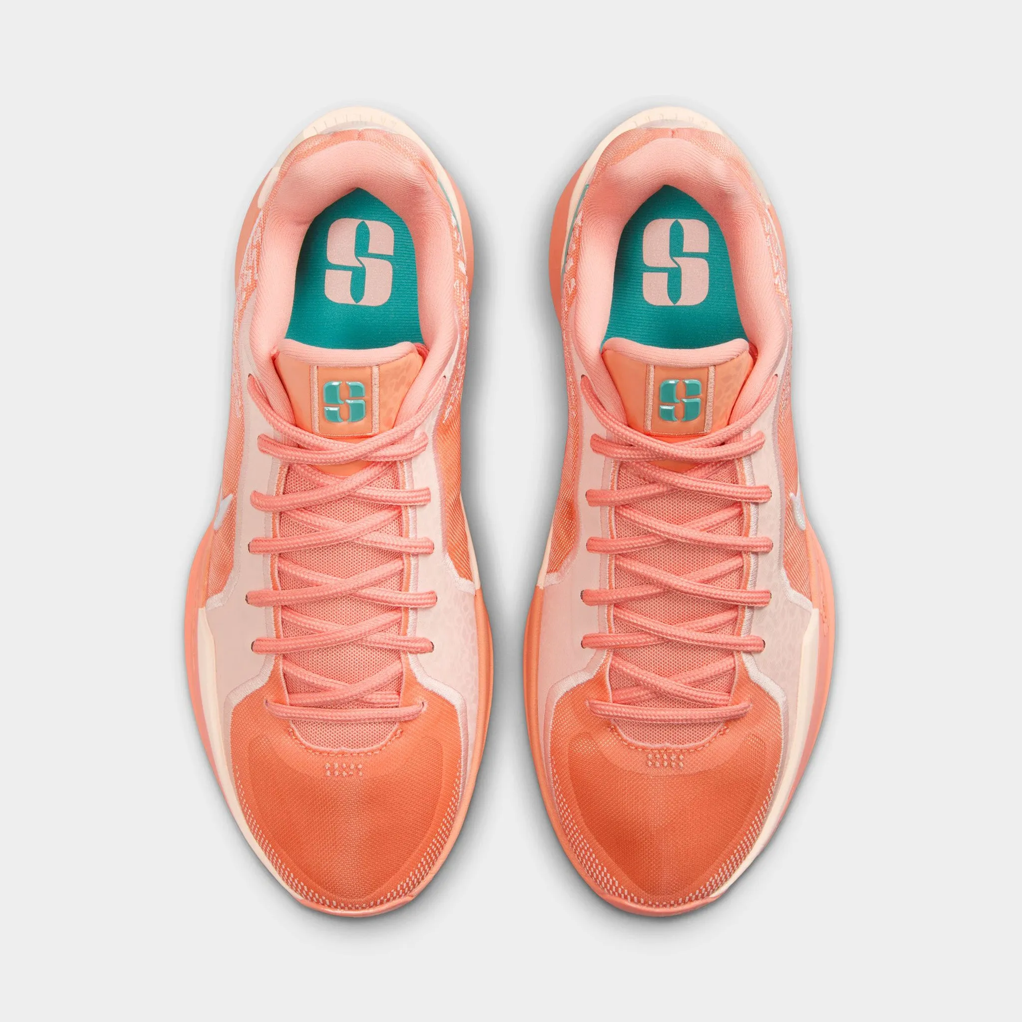 Dynamic Arch Brace Compression Resistant Collar Nike Sabrina 2 Apricot Agate / Light Bone - Washed Coral