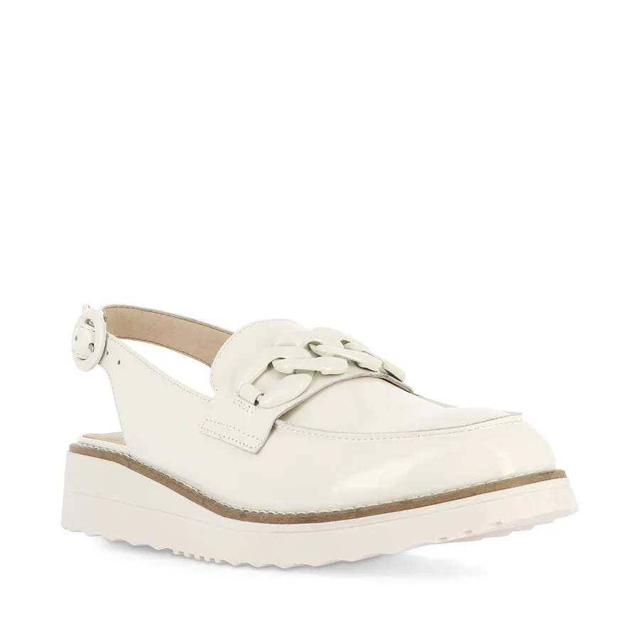 Ground Clear Sole Grip OFFAIRS - IVORY IVORY PATENT