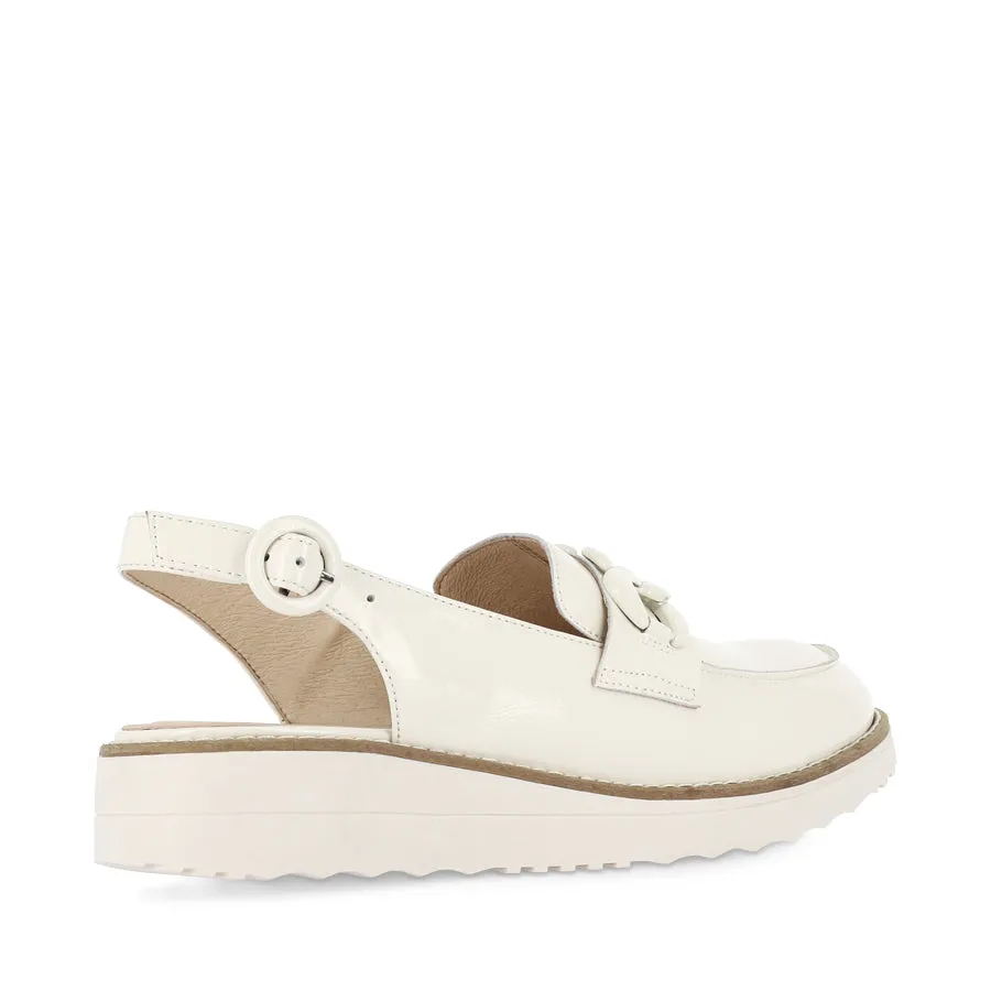 OFFAIRS - IVORY IVORY PATENT Foot Sure Step Path
