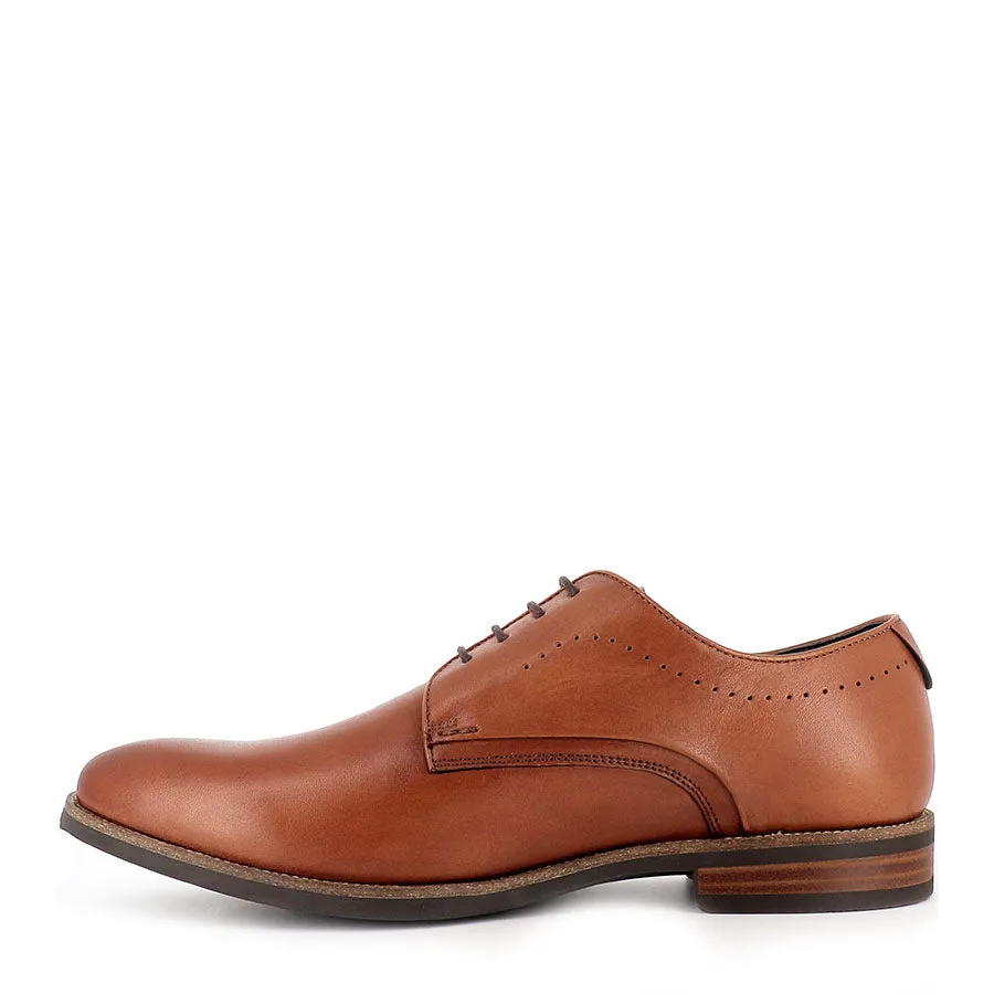 NIMBUS EEE - TAN LEATHER Medallion Perforation