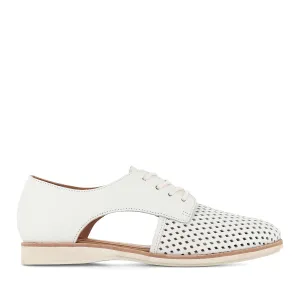 Chic Appearance Arch support SIDECUT PUNCH - SPORTS WHITE LEATHER