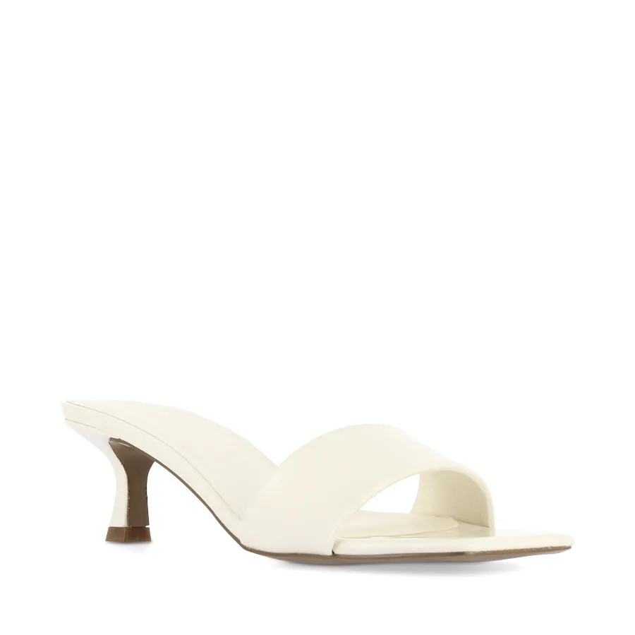 OLGA - IVORY SHINE Slip On Style Block Walk