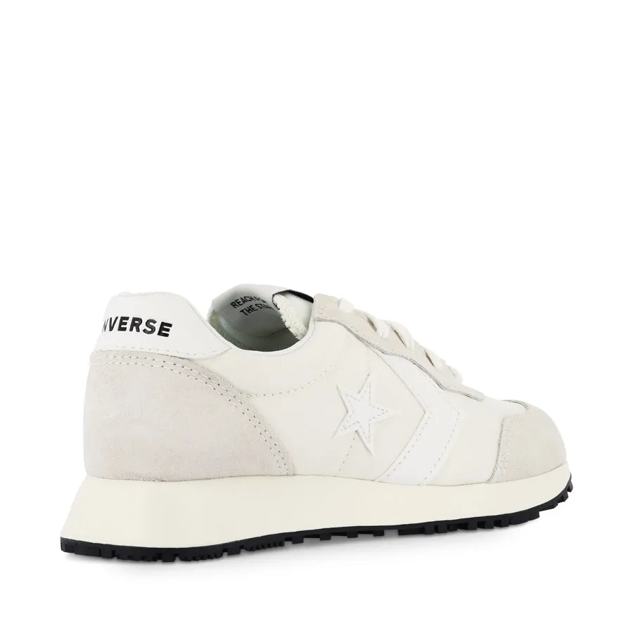 OMEGA TRAINER LOW - EGRET/VINTAGE WHITE/BLACK Elevated Design