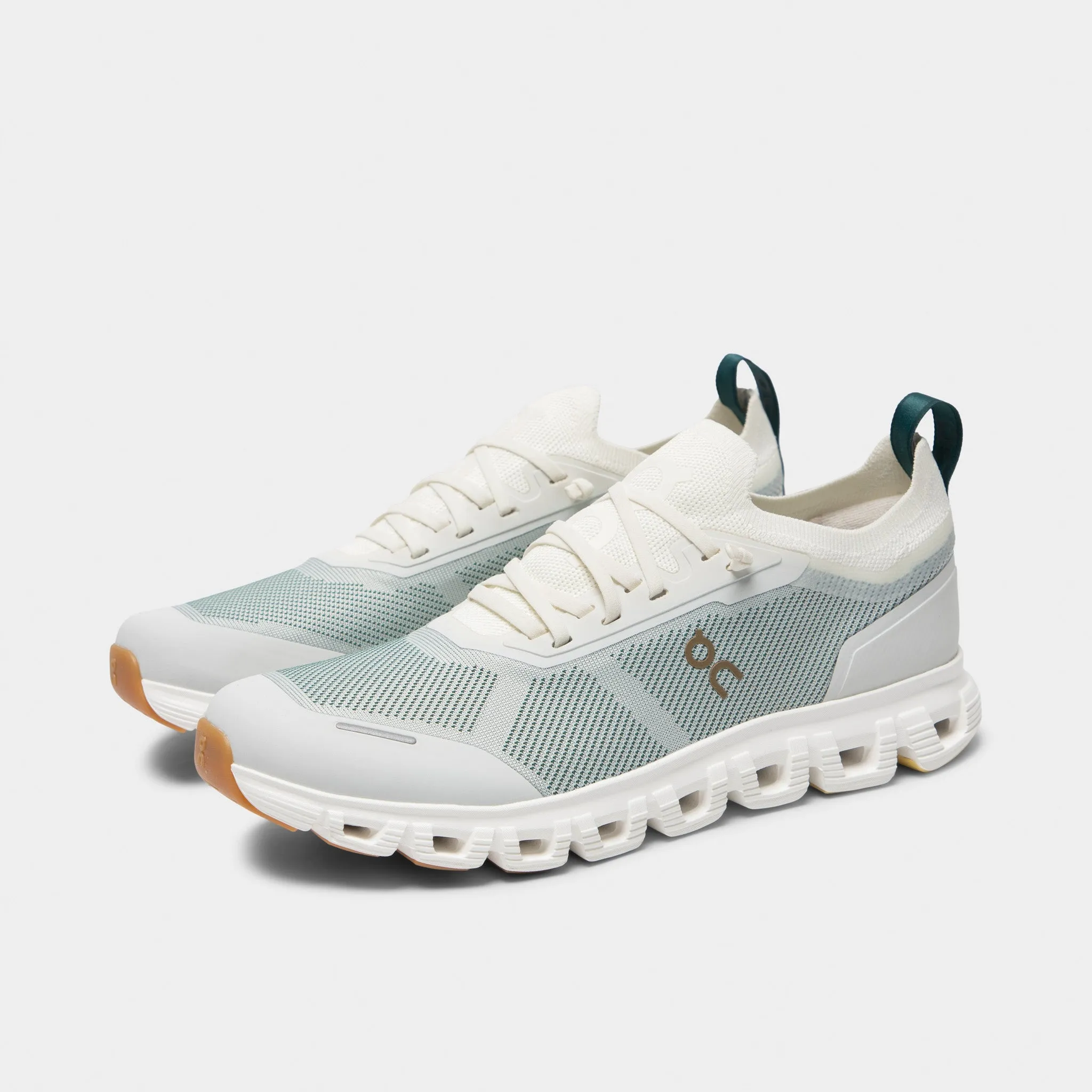 Soft Collar Lining Running Trails On Cloud 6 Versa White / Green - Gold