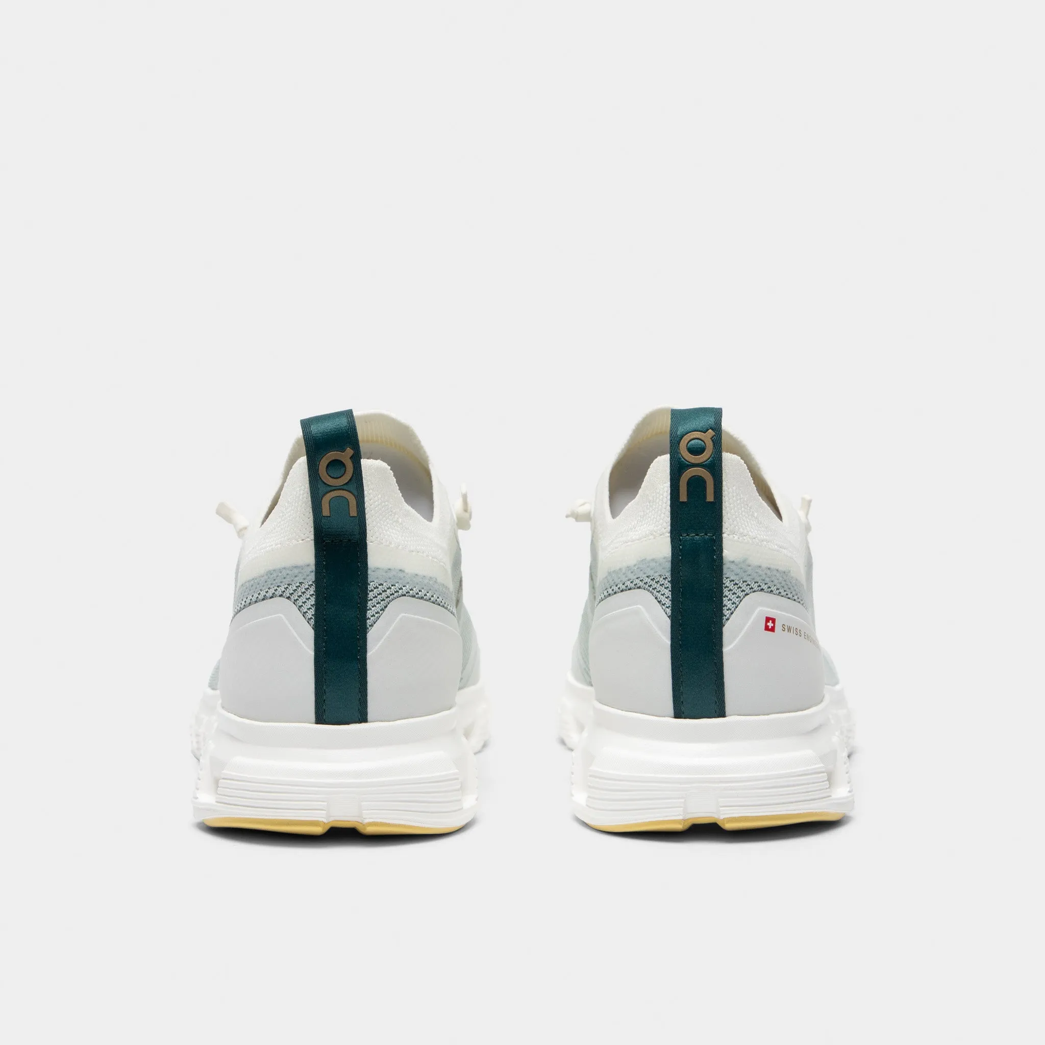 On Cloud 6 Versa White / Green - Gold High   Quality High Traction Tread