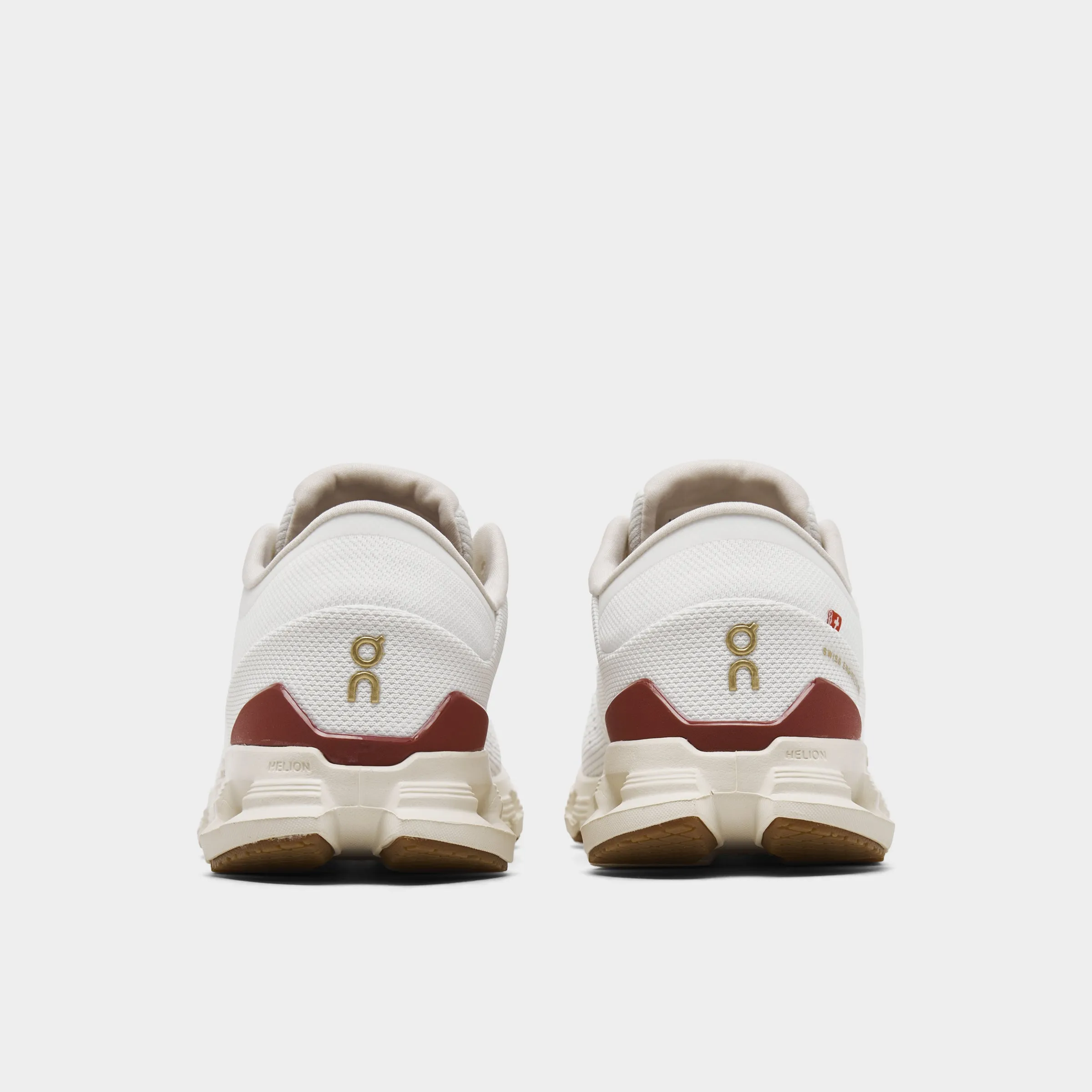 On Cloud X 4 Ivory / Cream Breathable Quarter Panels