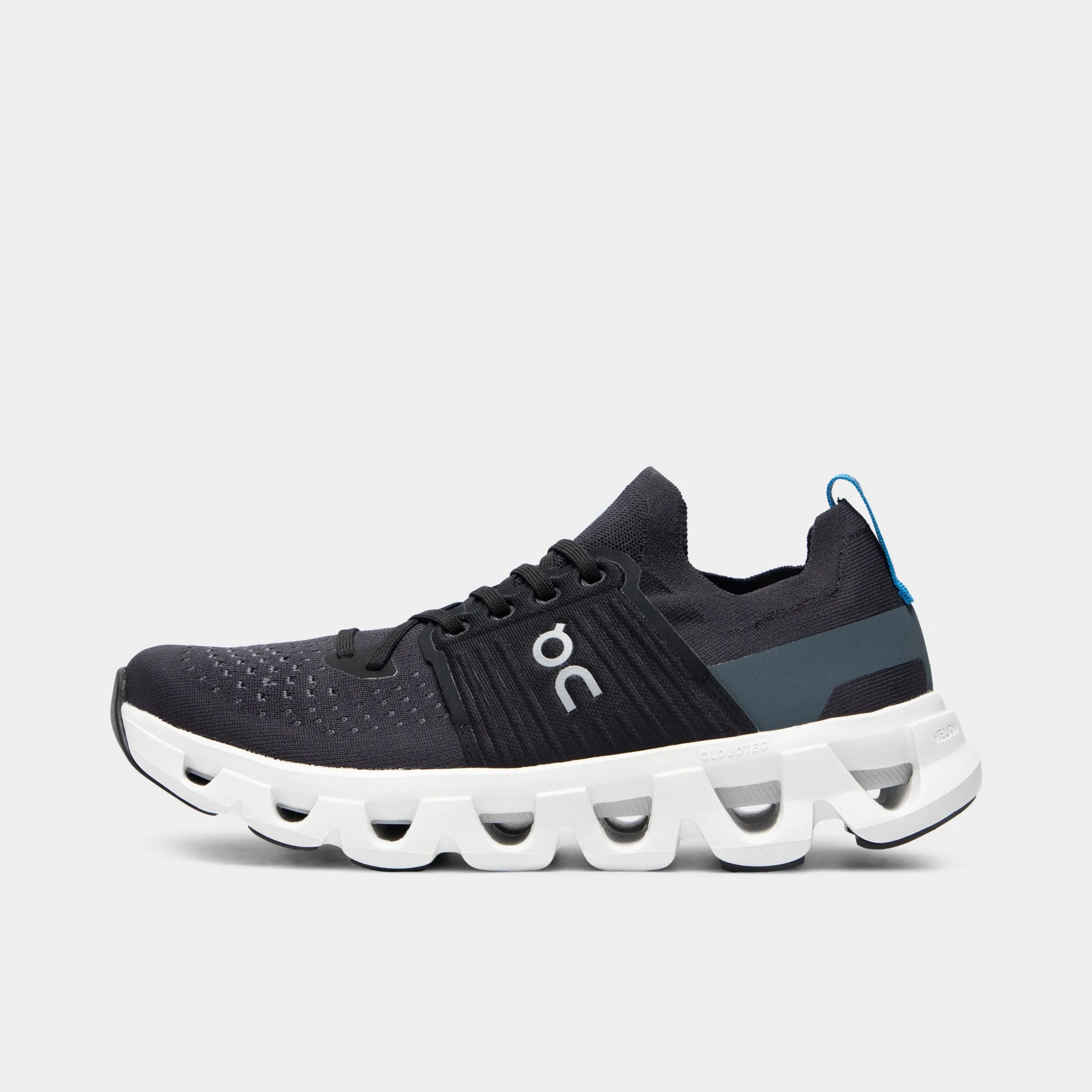 On Cloudswift 4 Black / White Flexible Fit Stable base