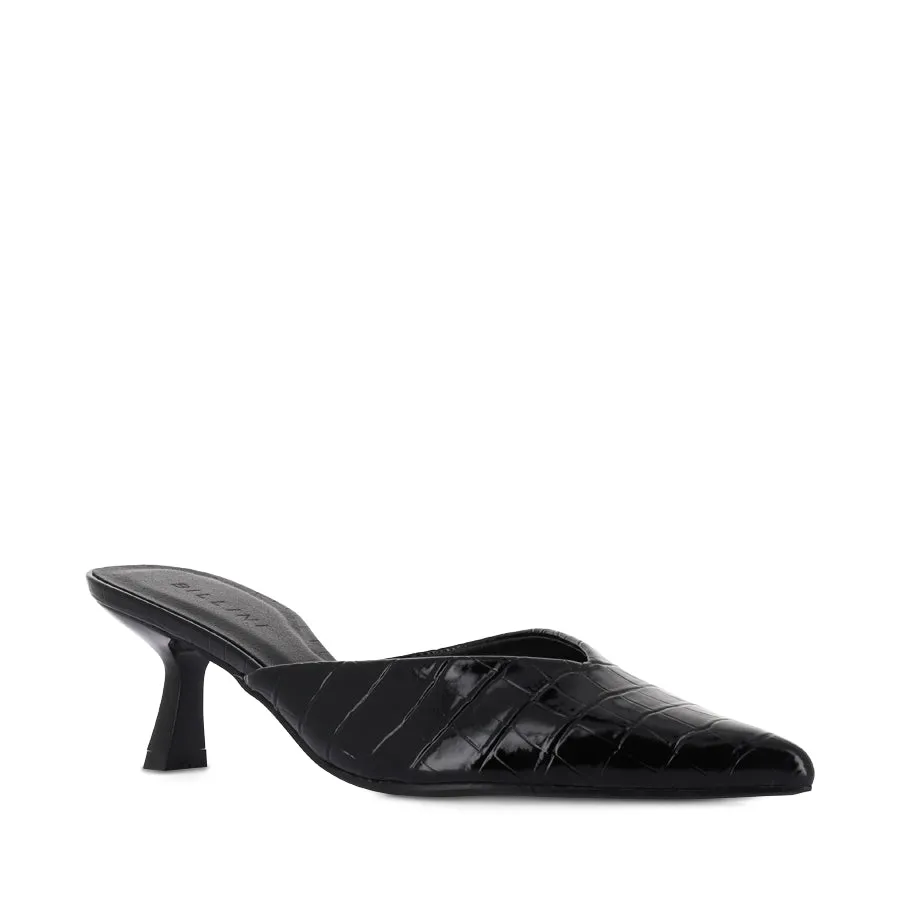 Taste Glow ADELE - BLACK PATENT CROC