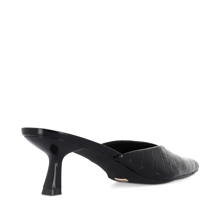 Library Glow ADELE - BLACK PATENT CROC