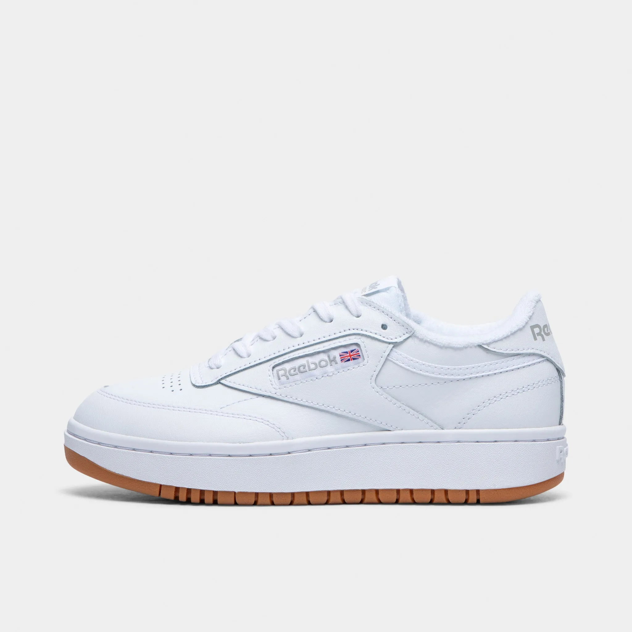 grip - strength - level Reebok Womens' Club C Double White / Gum