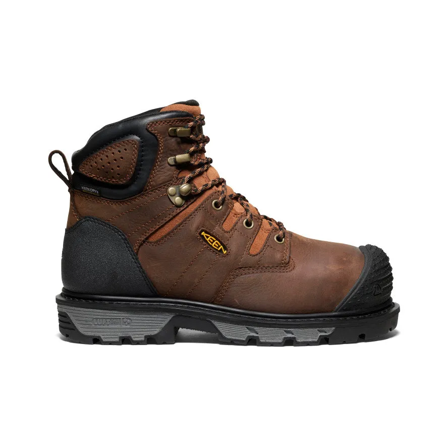 Men's Camden 6" Waterproof Boot INT MET (Carbon Toe)  |  Leather Brown/Black Best