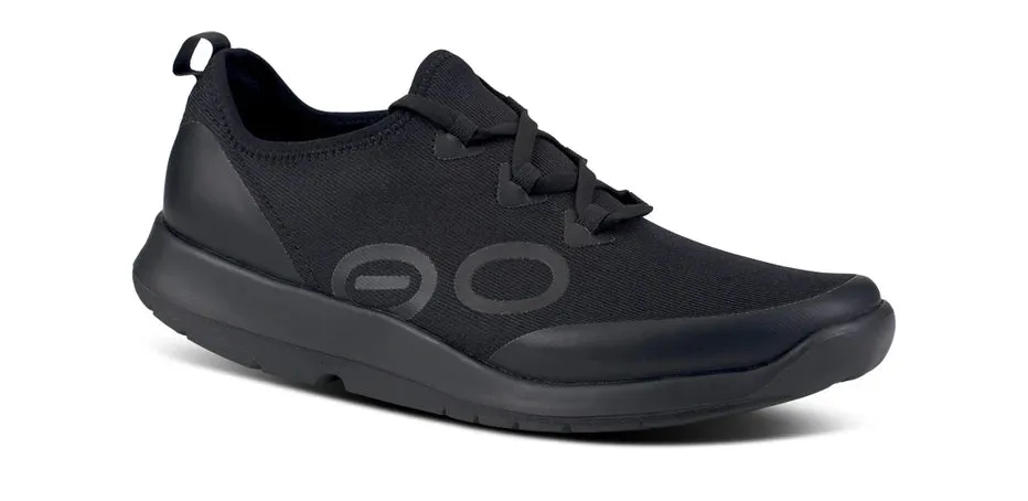 OOFOS OOMG SPORT LACE-UP - BLACK - 5076BLK City Pace High Quality