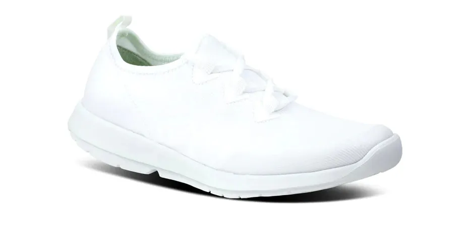Fashionable Shock Resistant OOFOS OOMG SPORT LACE-UP - WHITE - 5076WHITE