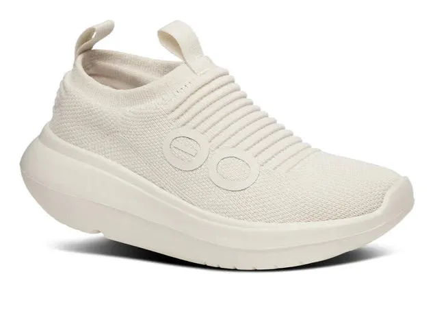 OOFOS OOMY ZEN - CHALK Zip Fast Velvet Rich