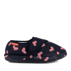 JAMIE PLUS - NAVY PINK HEARTS Comfy And Trendy