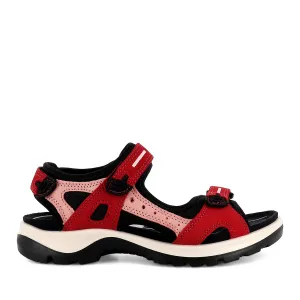 OFFROAD 69563 - CHILLI RED ROSE NUBUCK Comfortable Travel Sandals