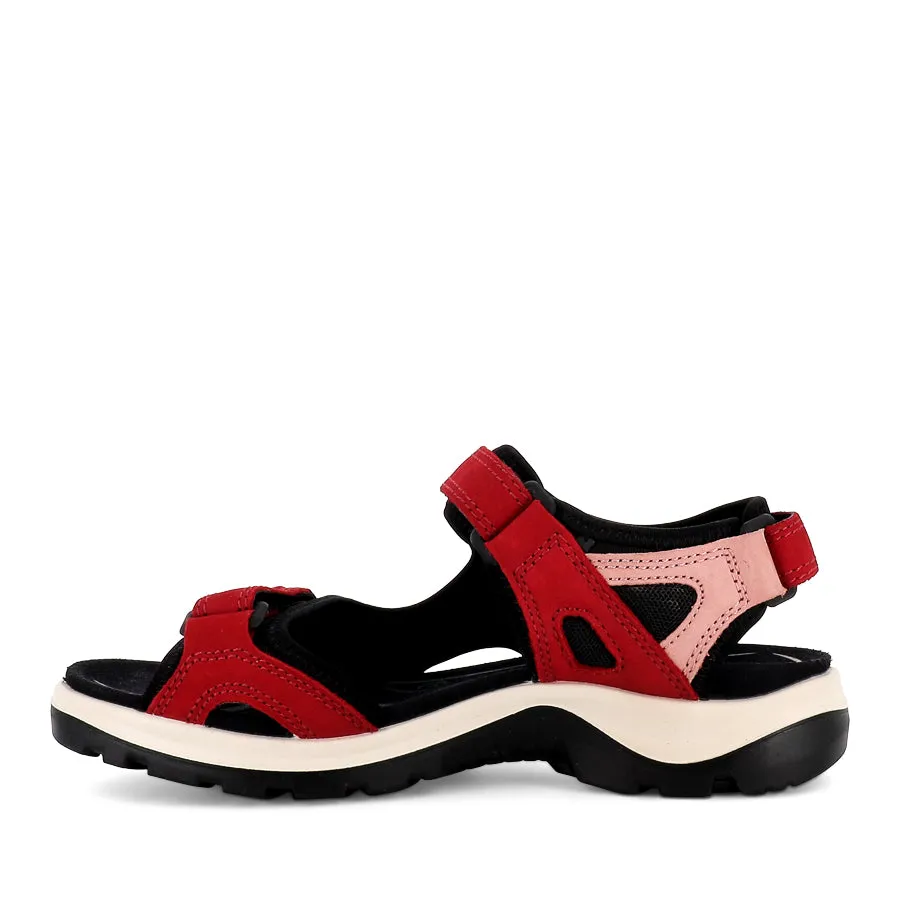 Stone Glow Casual Summer Shoes OFFROAD 69563 - CHILLI RED ROSE NUBUCK