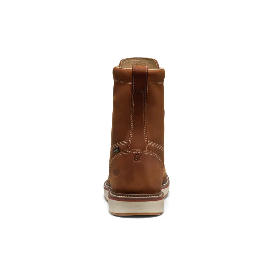 Luxurious design Men's Liberty 8" Waterproof Boot (Soft Toe)  |  Leather Brown/Birch