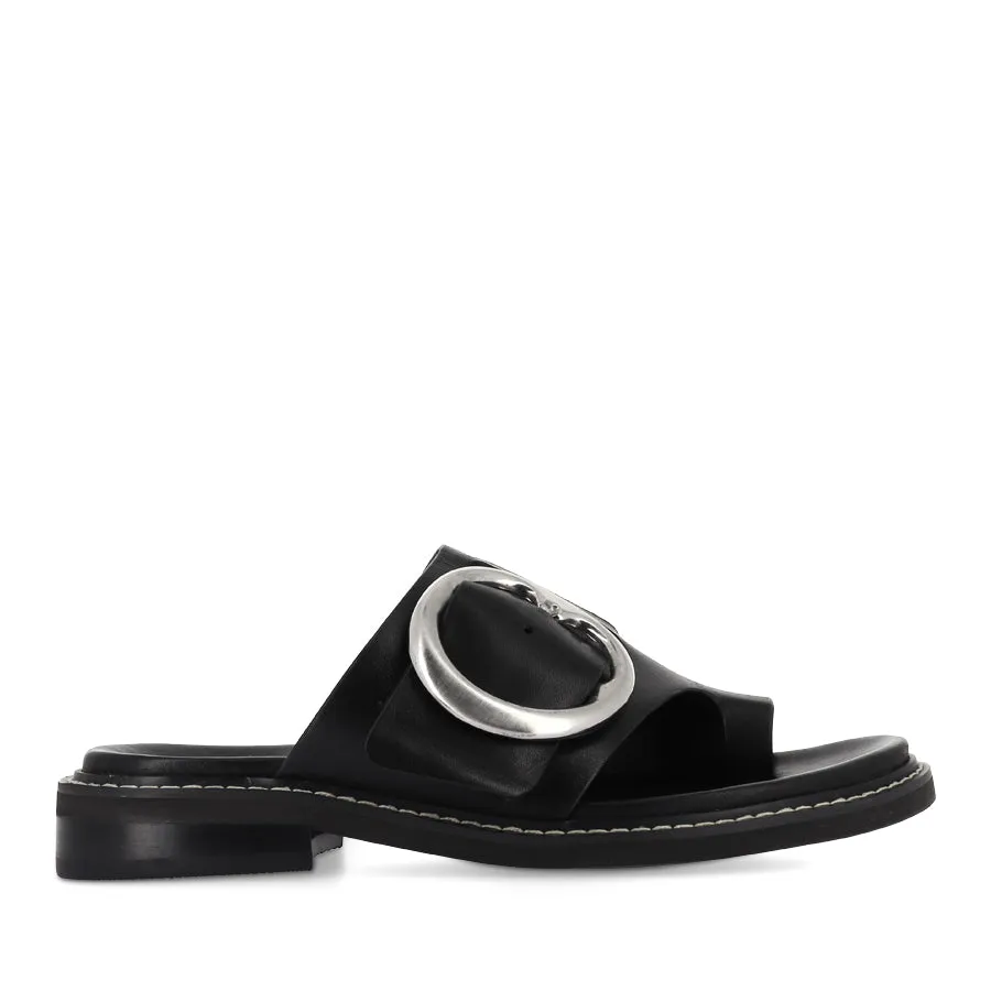 ORN - BLACK LEATHER Foot Stability Comfortable Footwear For Outdoors