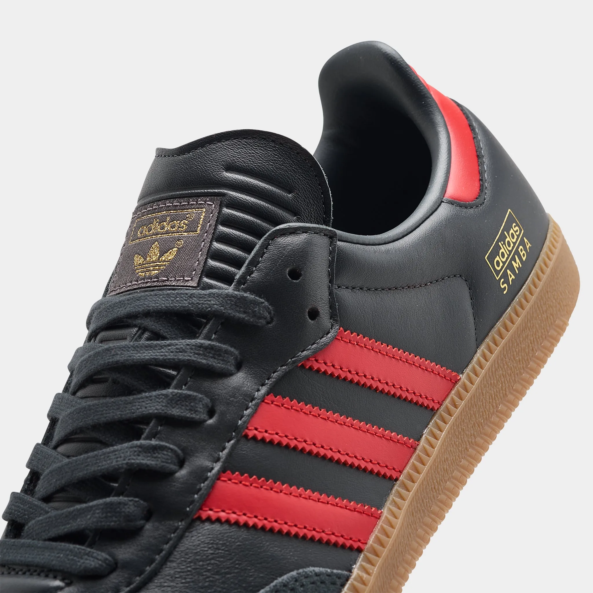 Relax Step back to school adidas Samba OG Carbon / Better Scarlet - Gum