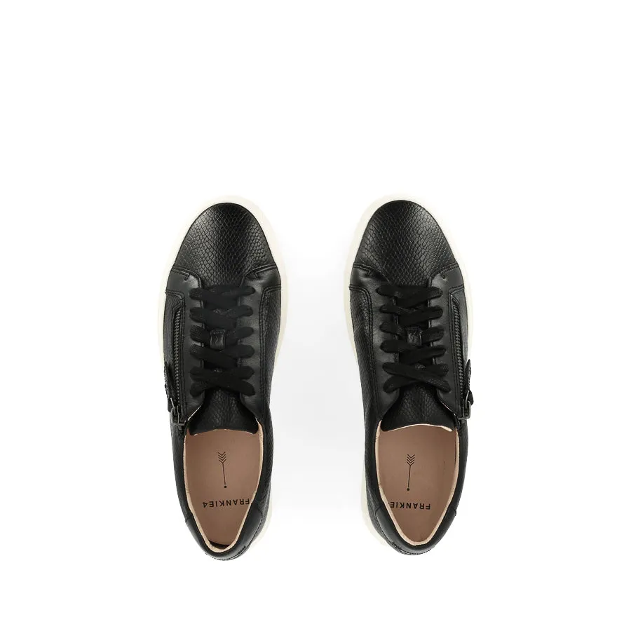Travel Light BILLIE - BLACK REPTILE EMBOSS LEATHER