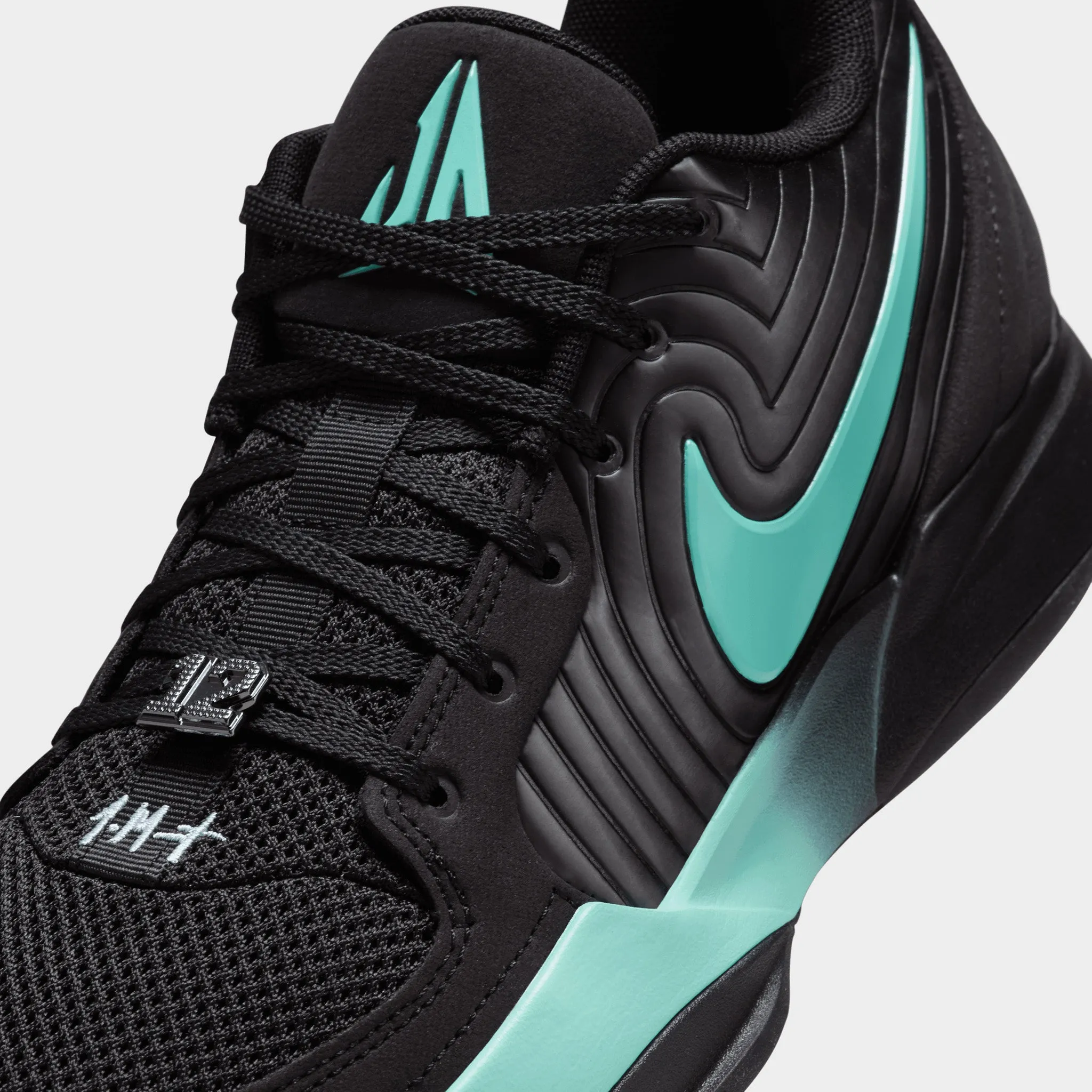 classic tone Sneakers Comfort Padding Nike Ja 2 Black / Bleached Turquoise - Cave Stone