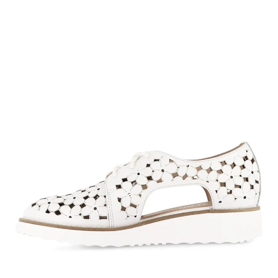 Practical Look OTAY - WHITE LEATHER