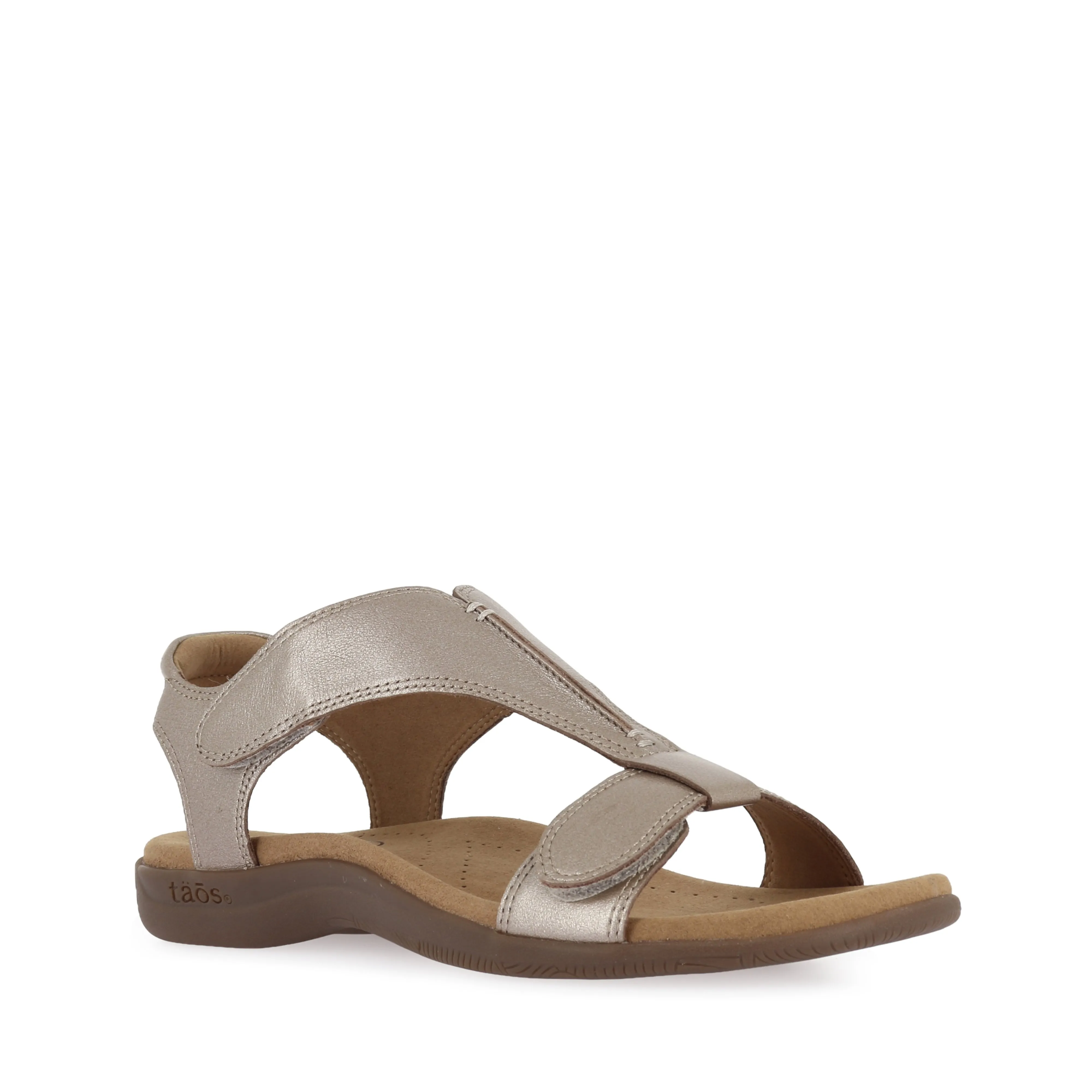 Wearable All Day Comfortable Flats THE SHOW - METALLIC CHAMPAGNE LEATHER