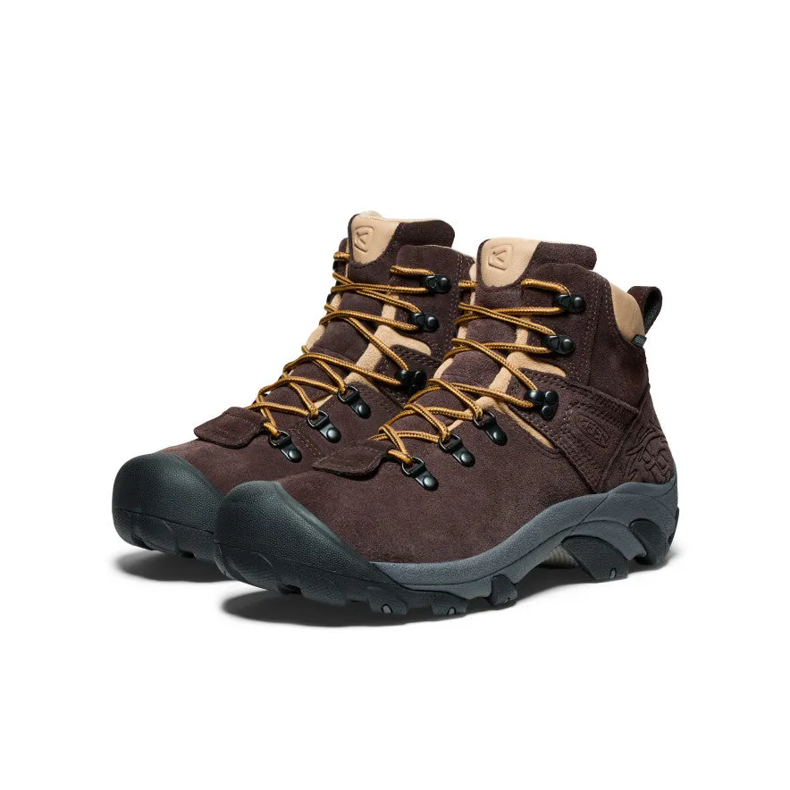 Men's Pyrenees Waterproof Hiking Boot x Mountain Research  |  Mountain Research Brown Structured performance least adjustable