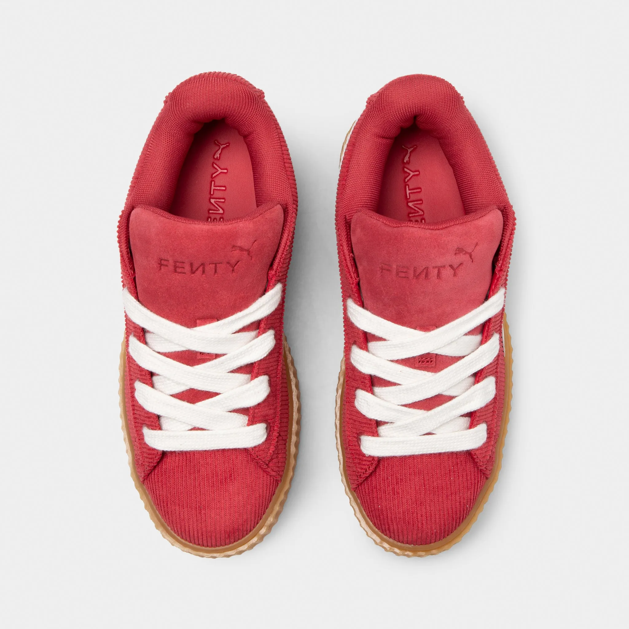 Jump Support Style Driven FENTY x PUMA Women's Creeper Phatty Corduroy Club Red / Warm