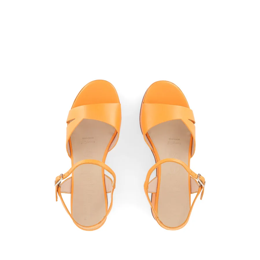 Simple Walk DARCY D-8841 - ORANGE LEATHER