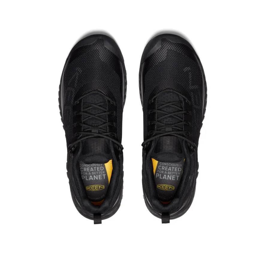 Gray whole - size Men's NXIS EVO Waterproof Shoe  |  Triple Black