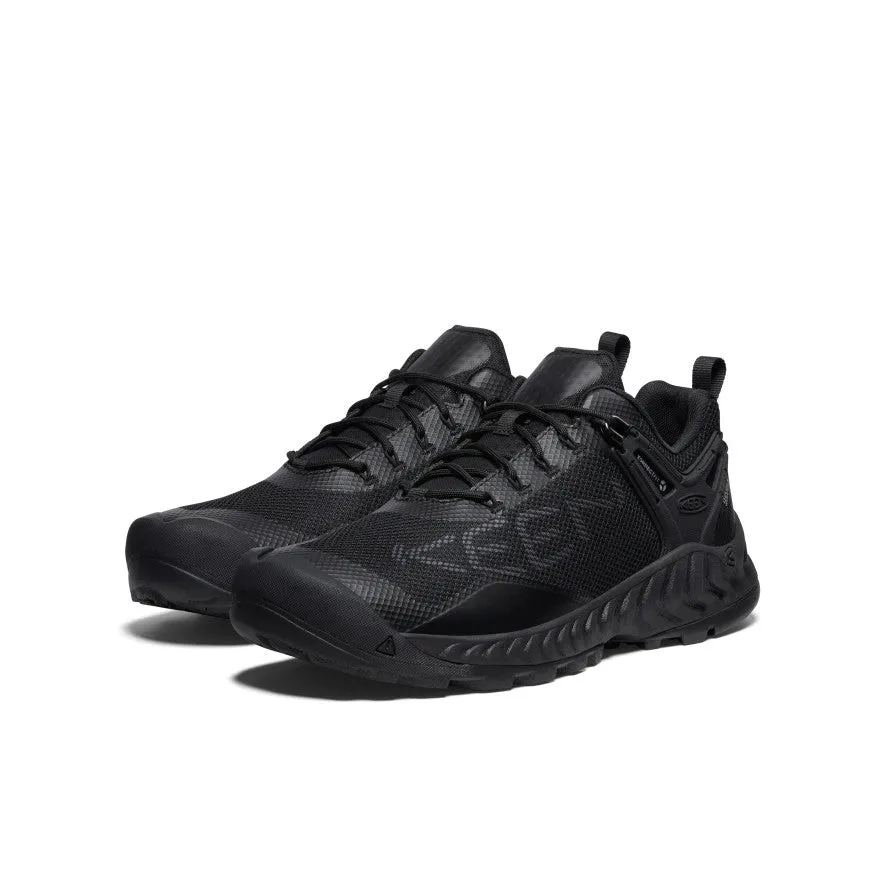 yoga enthusiasts' comfort Men's NXIS EVO Waterproof Shoe  |  Triple Black
