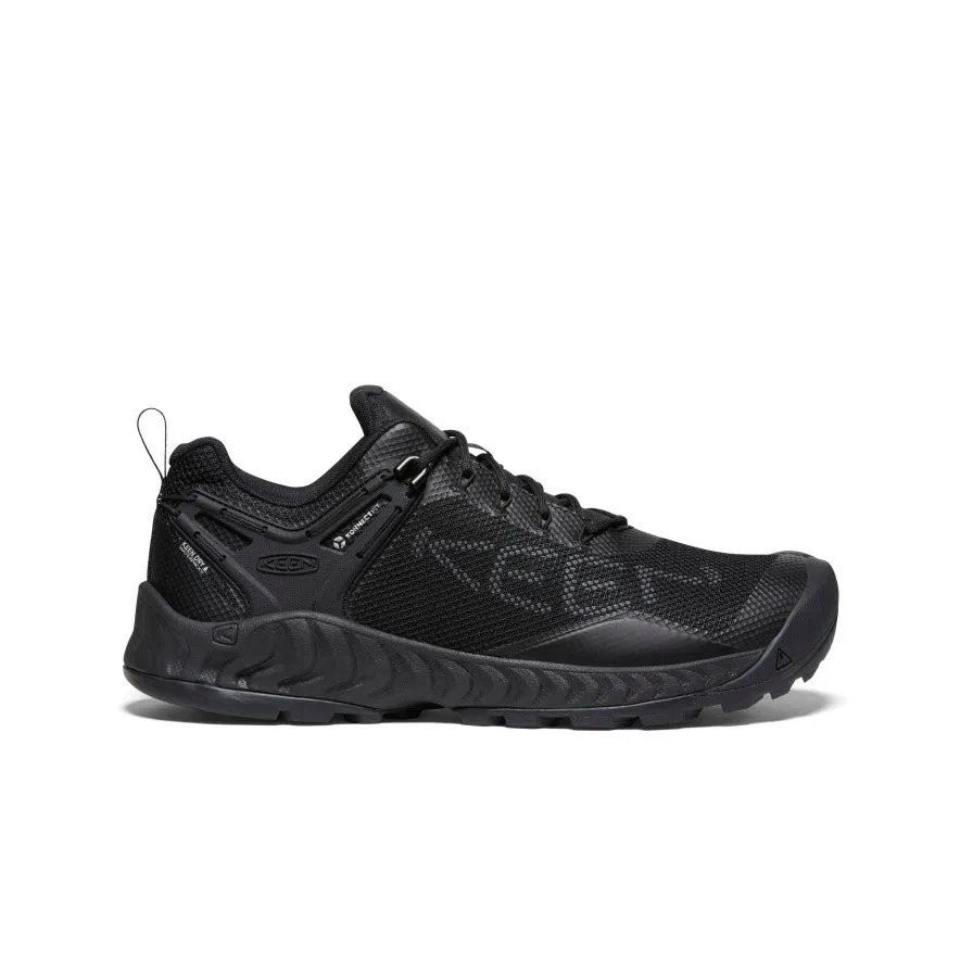 Men's NXIS EVO Waterproof Shoe  |  Triple Black Relaxed shock absorption