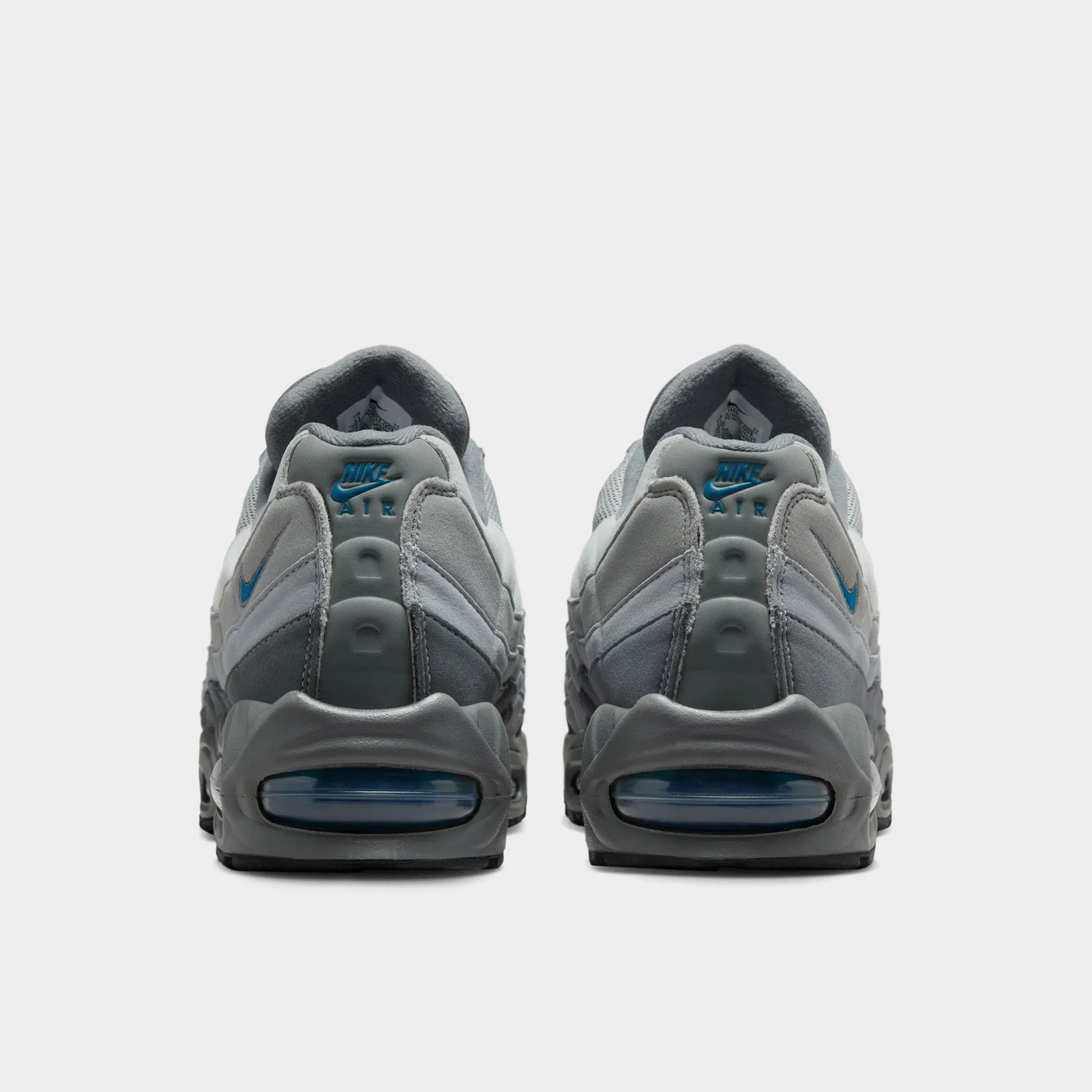Nike Air Max 95 OG Smoke Grey / Green Abyss - Wolf Grey Lace Lock System Cushion Line