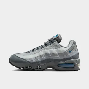 Nike Air Max 95 OG Smoke Grey / Green Abyss - Wolf Grey Lace Up Closure Systems Noise Reducing Sole