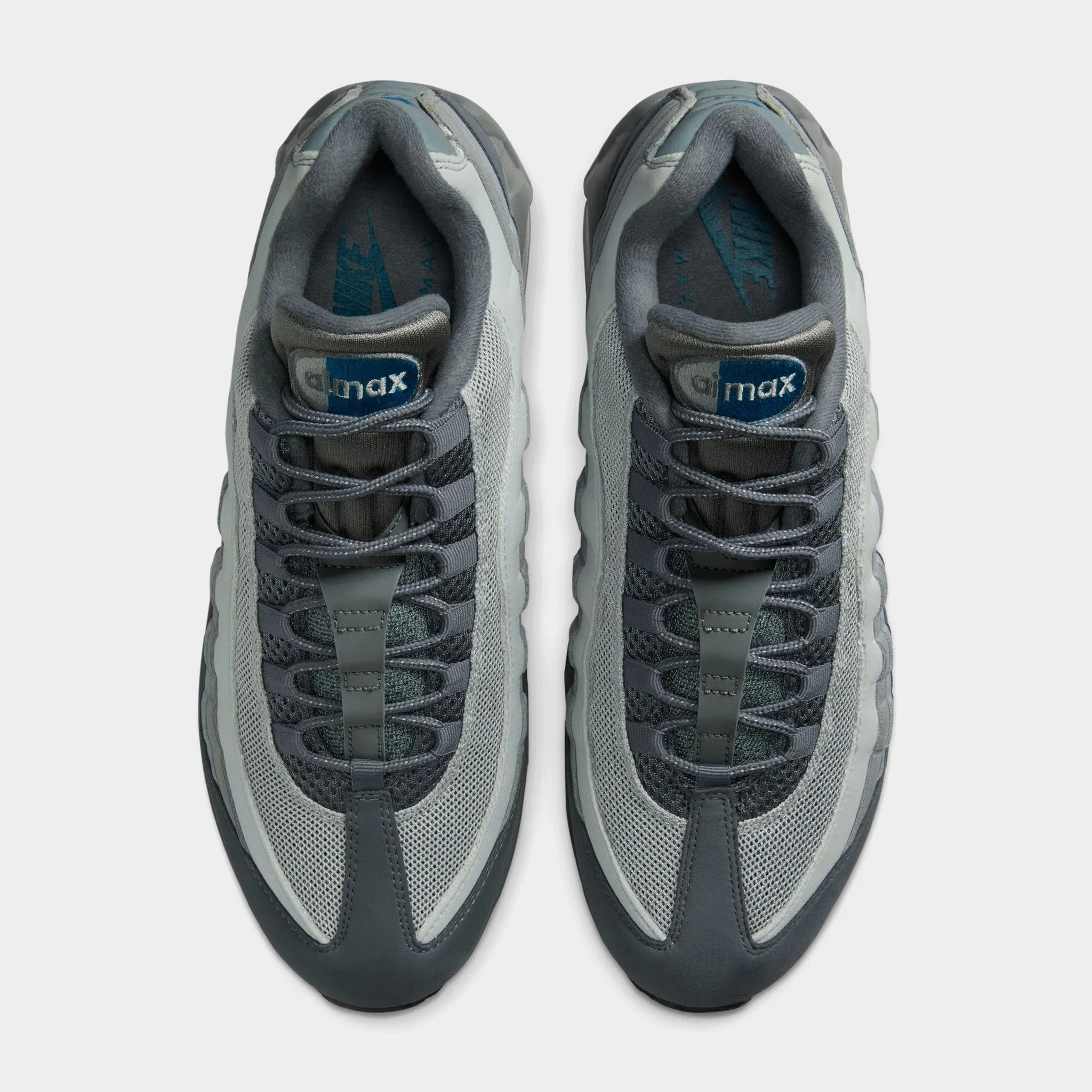 Breath Ease Nike Air Max 95 OG Smoke Grey / Green Abyss - Wolf Grey