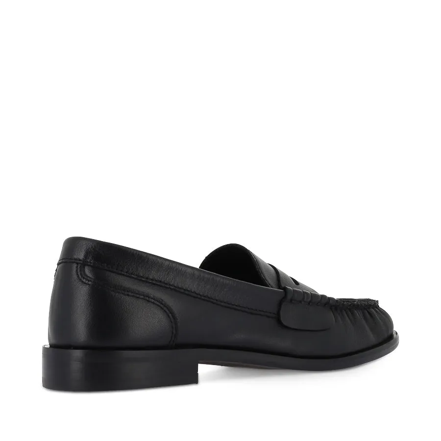 Slip-On Comfort True Path Lane PADDY - BLACK LEATHER