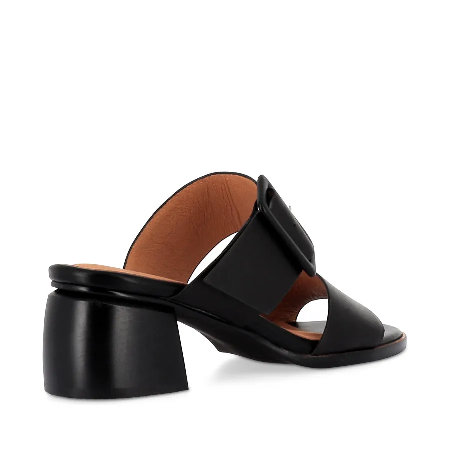 PADEN - BLACK BLACK LEATHER Adjustable band