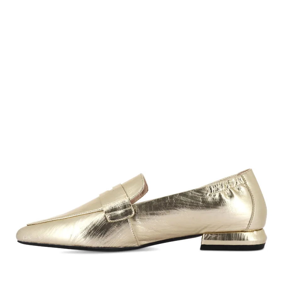 PALOLO - GOLD SNAKE LEATHER Long Step