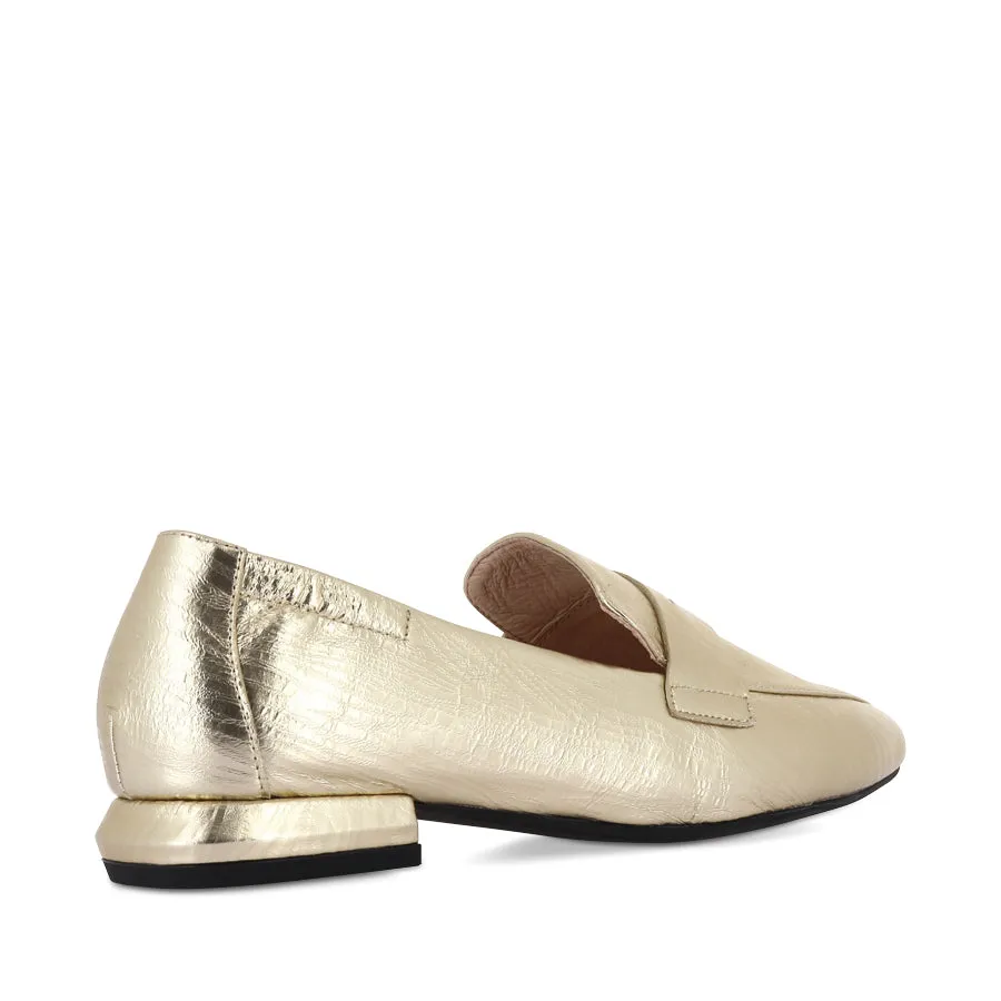 PALOLO - GOLD SNAKE LEATHER Breathable Footwear