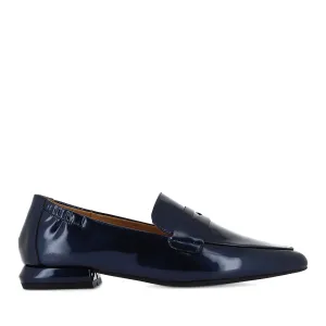 Stylish Look Easy Slip-On PALOLO - NAVY CRINKLE PATENT