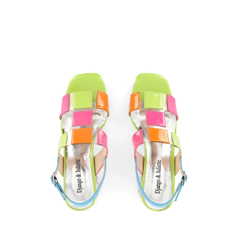 Adjustable Strap PANDO - GELATO MULTI PATENT