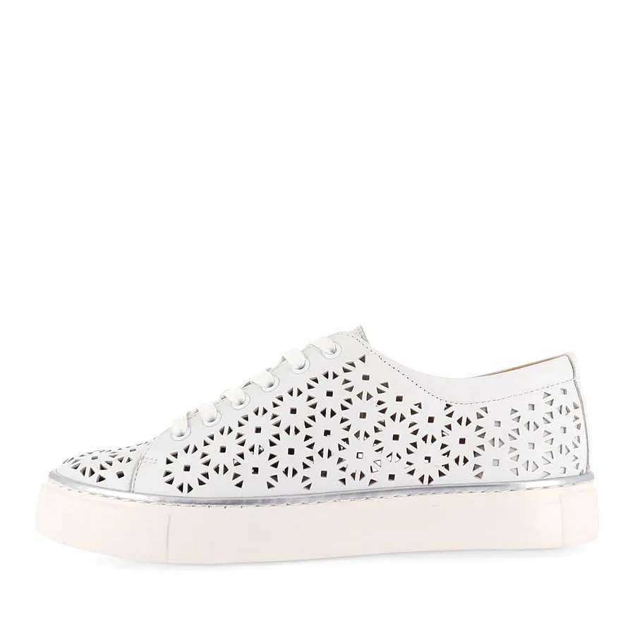 PANDOE XF - WHITE LEATHER Durable Wear Rain Ready