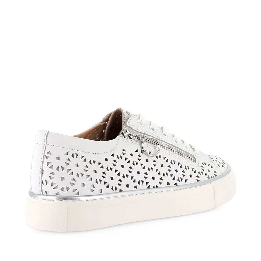 PANDOE XF - WHITE LEATHER Streamlined grip