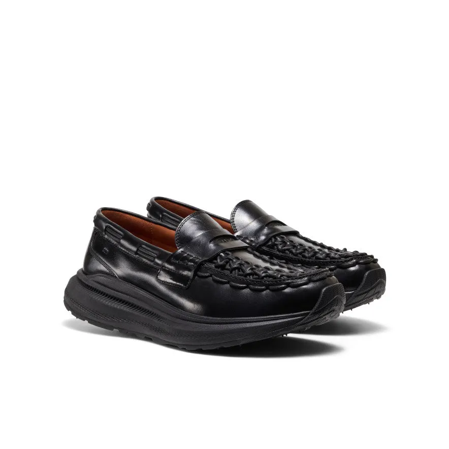 texture - type Oxfords All Gender UNEEK Loafer WK  |  Black
