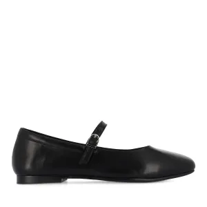 Cozy Sole Gift Day PASSY - BLACK LEATHER