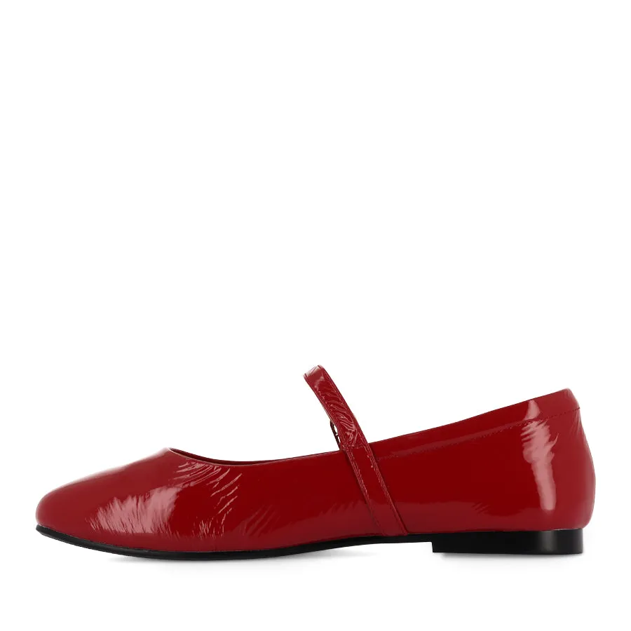 PASSY - DARK RED PATENT Street Calm