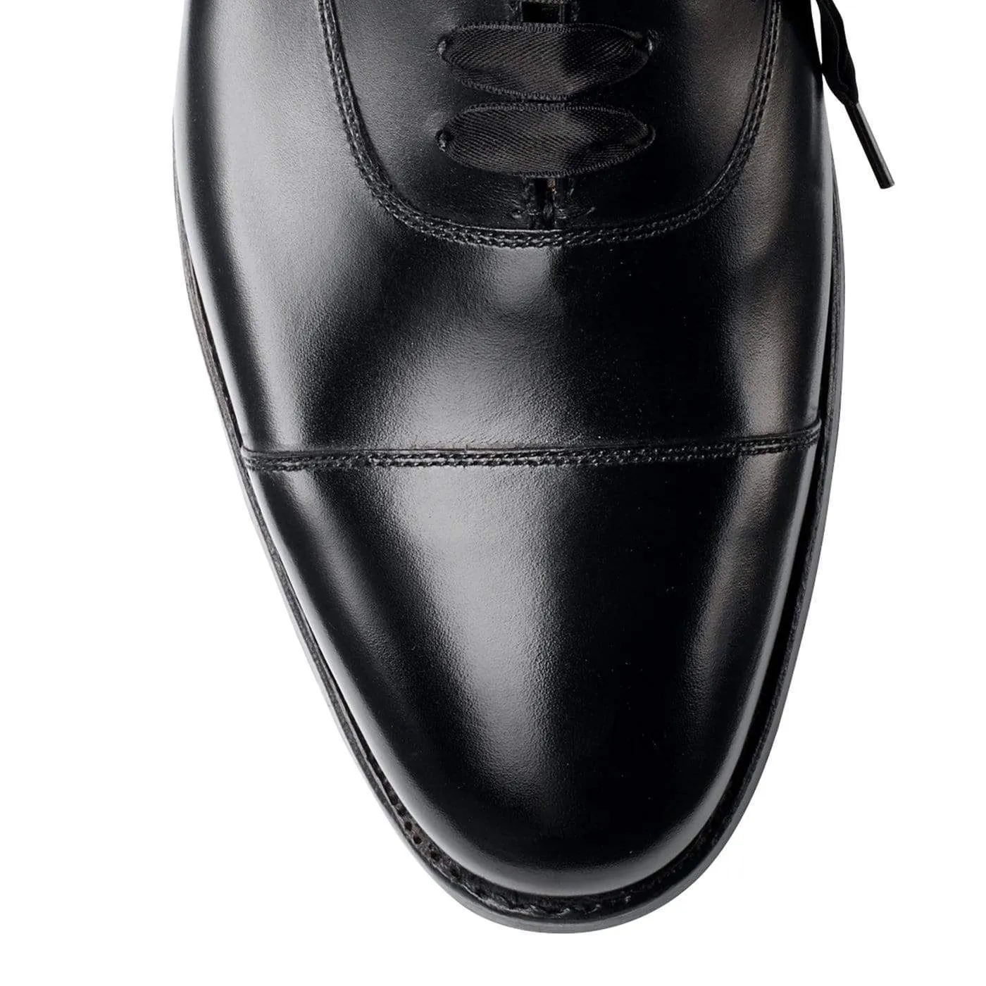 Florence Black Calf Leather Step Flexible Oxfords