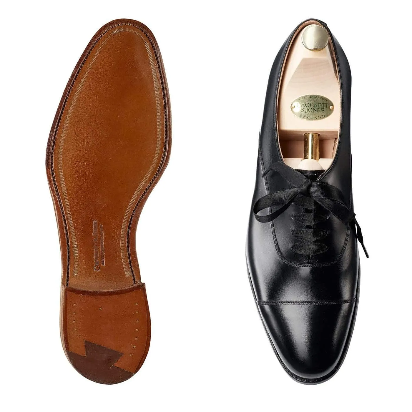 Florence Black Calf Travel Ready Shoes Couple Oxfords